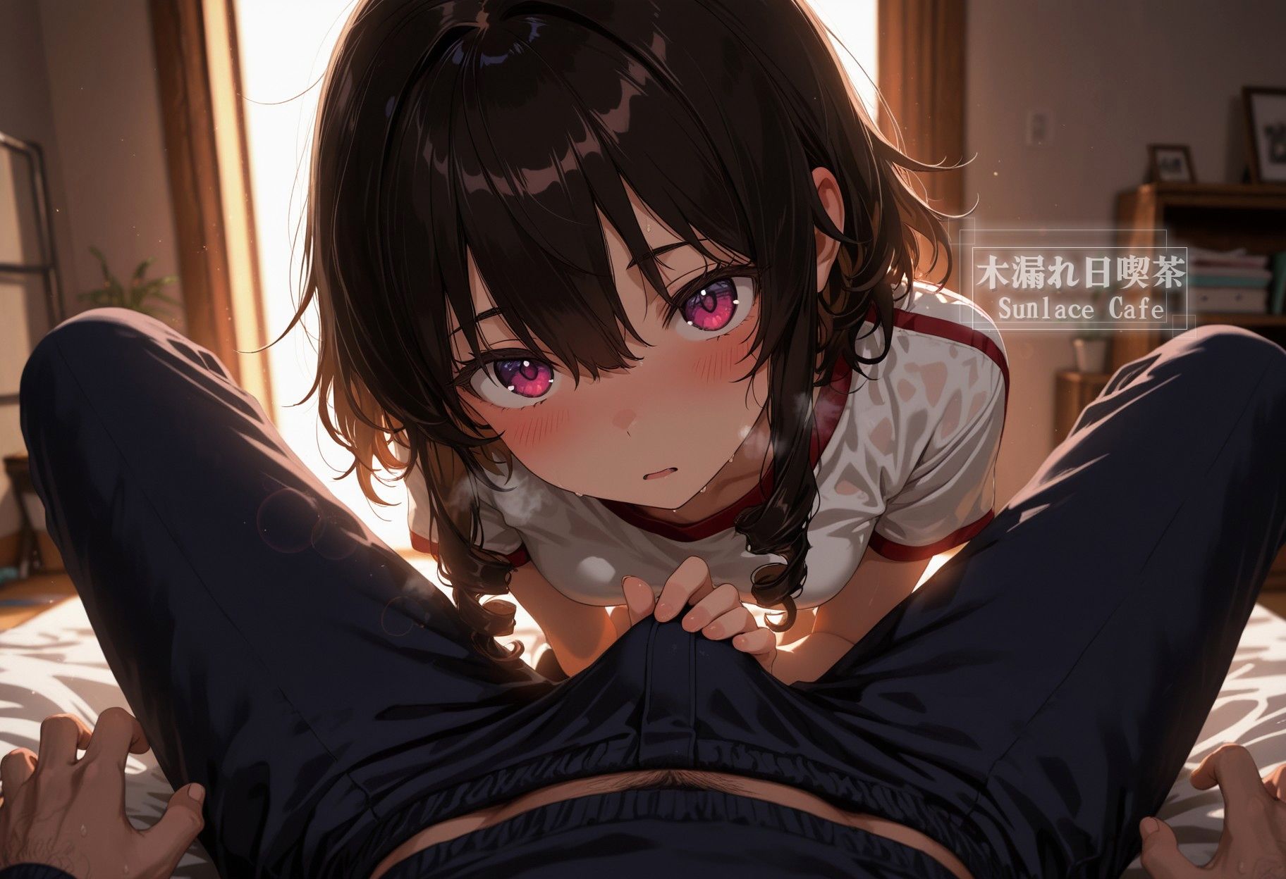 サンプル画像1:布越しのキミ -Untouchable-(木漏れ日喫茶) [d_639152]