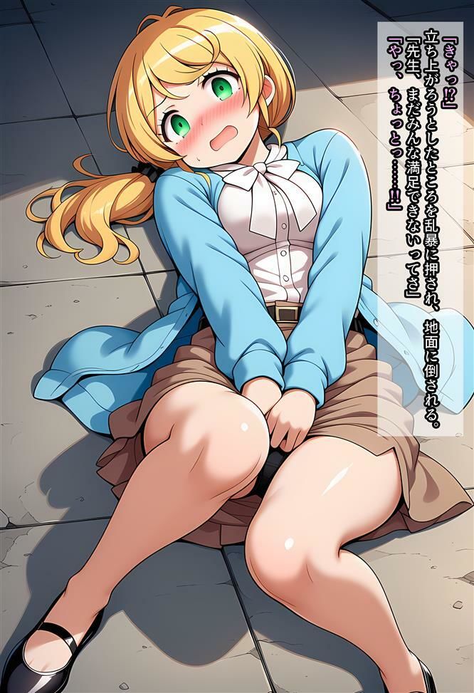 サンプル画像4:エレン先生が不良達にヤラれる話(相田ナリラ) [d_639270]