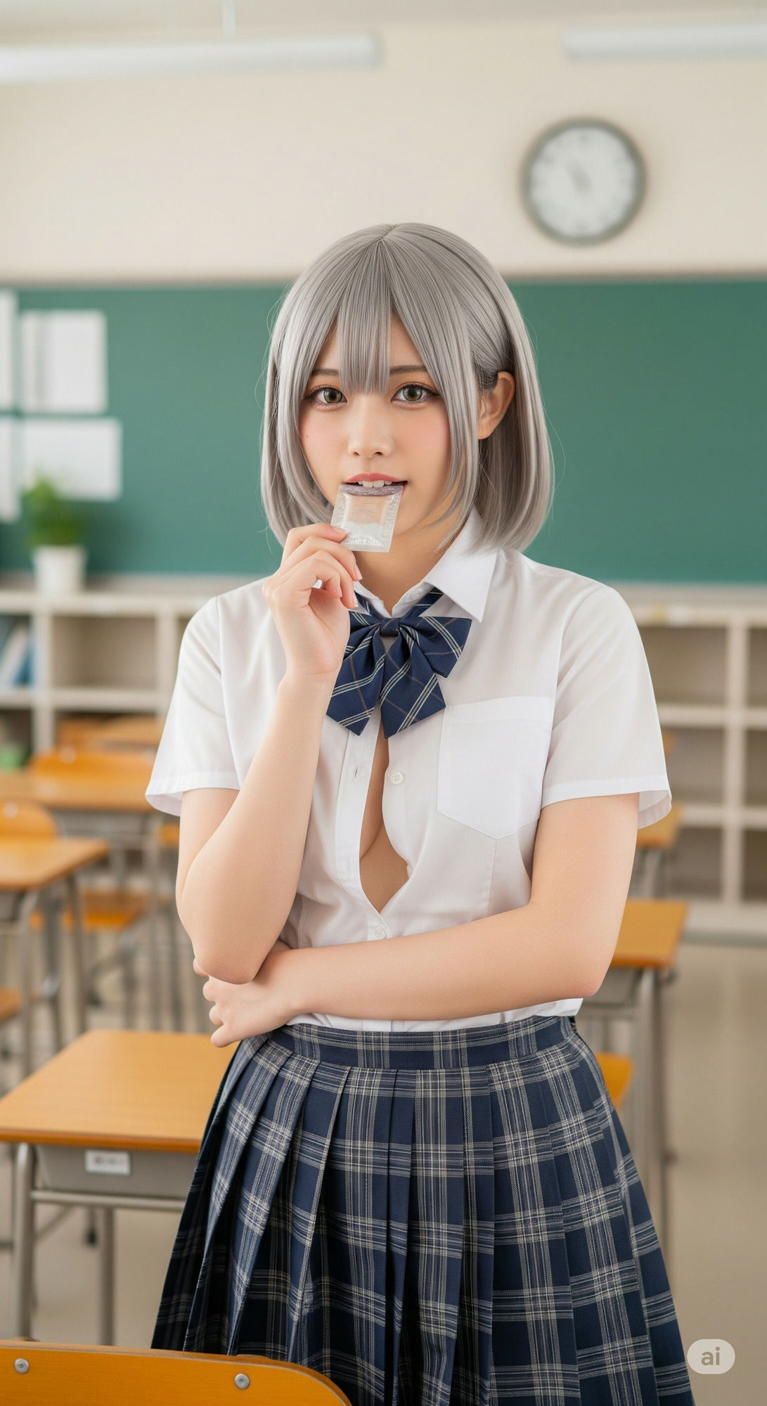 サンプル画像6:放課後JK-ゴムを咥えてナニするの？-(萌の同人) [d_639308]