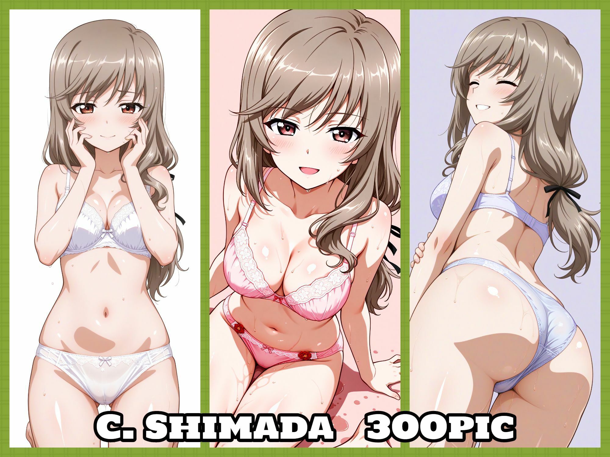 サンプル画像3:Girls underwear panties and bra 島田流家元 ＋ おまけ編(令和の池田亀太郎) [d_639410]