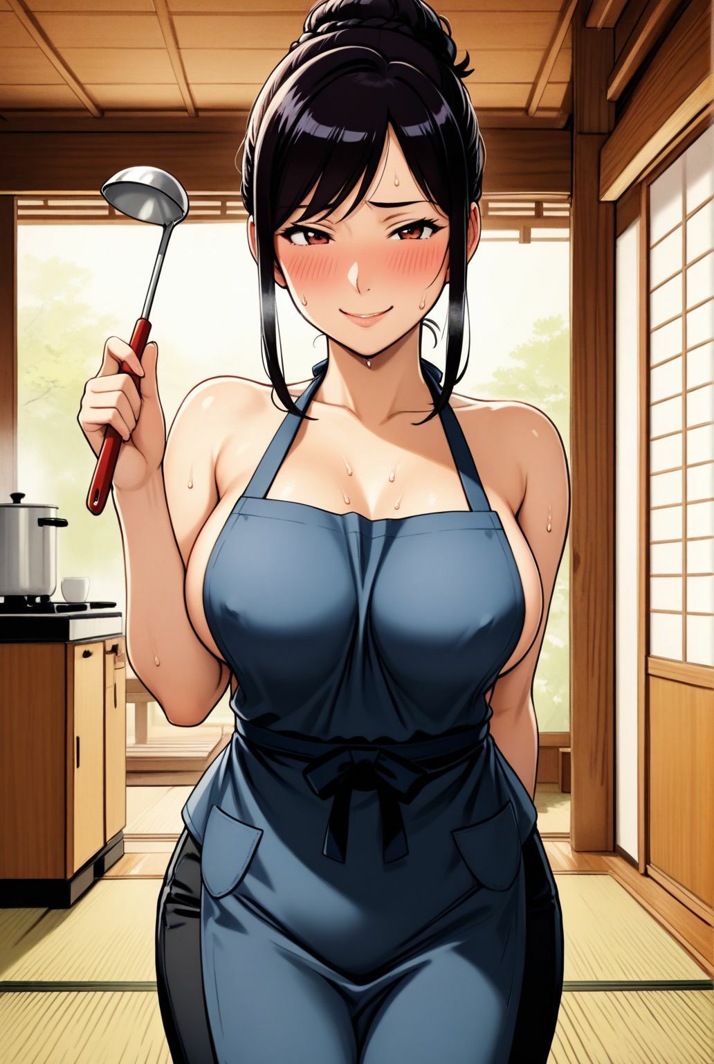 サンプル画像3:義母の味、そしてカラダ 〜エプロン一枚の午後〜(快楽熟女人妻クラブ) [d_639435]