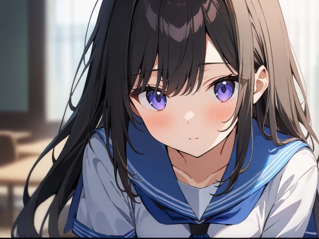 サンプル画像2:清楚そうな現役J〇にリアルな性教育をしてみた(ミクルート) [d_639436]