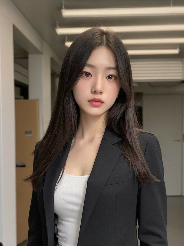 サンプル画像1:【美女名録】vol11.7  秘書の誘惑。冷たくても、惹かれてしまう。 201枚  【AIグラビア写真集】(AI美女制作参謀本部4課) [d_639463]