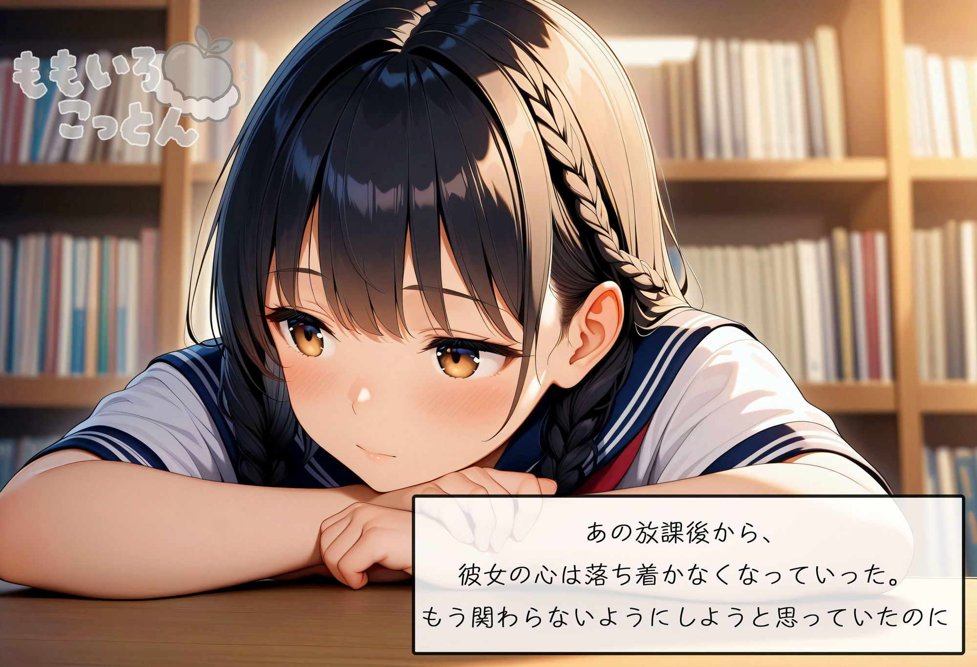 サンプル画像1:本好き彼女は我慢できない vol.2(ももいろこっとん) [d_639468]