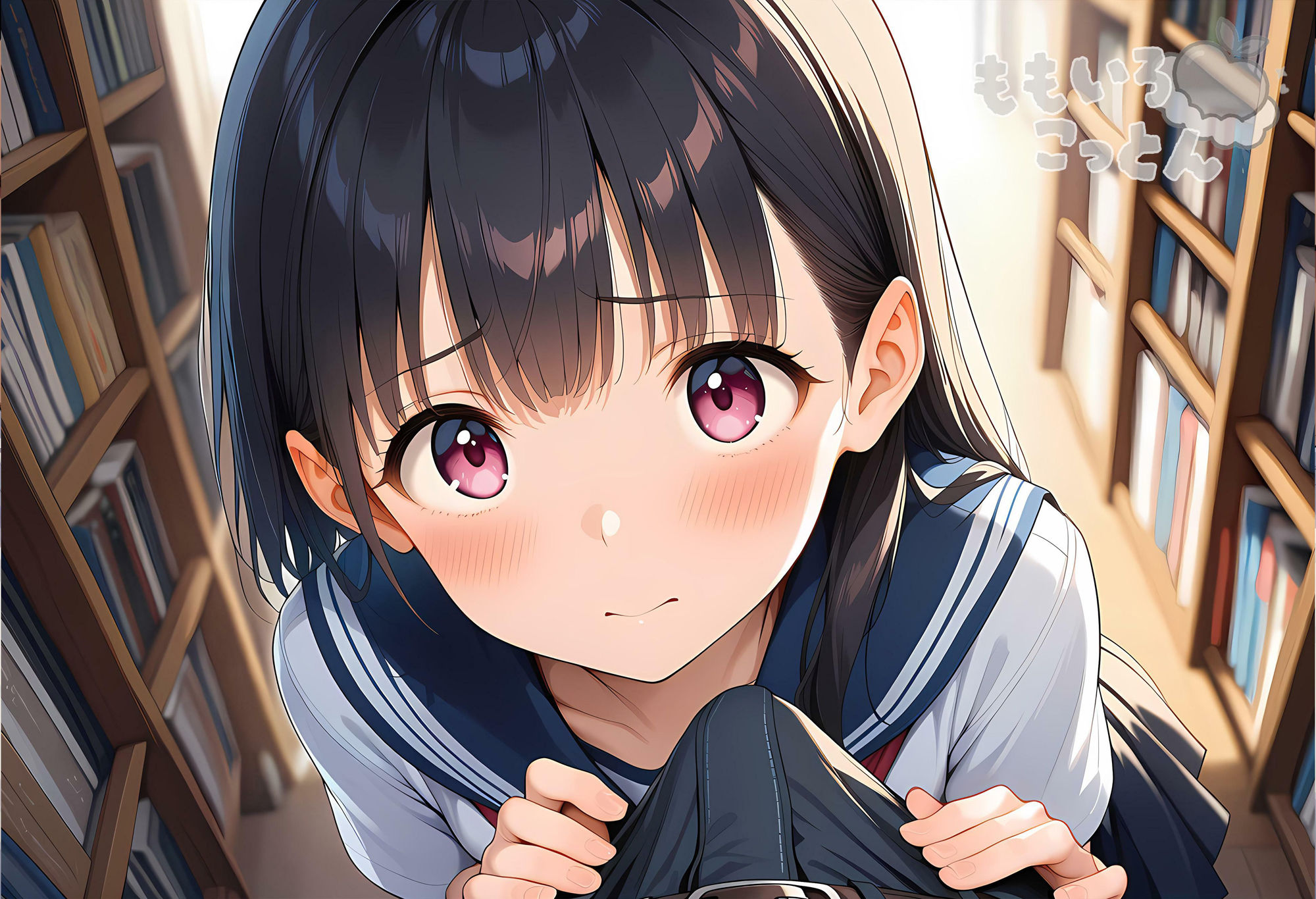 サンプル画像3:本好き彼女は我慢できない vol.2(ももいろこっとん) [d_639468]