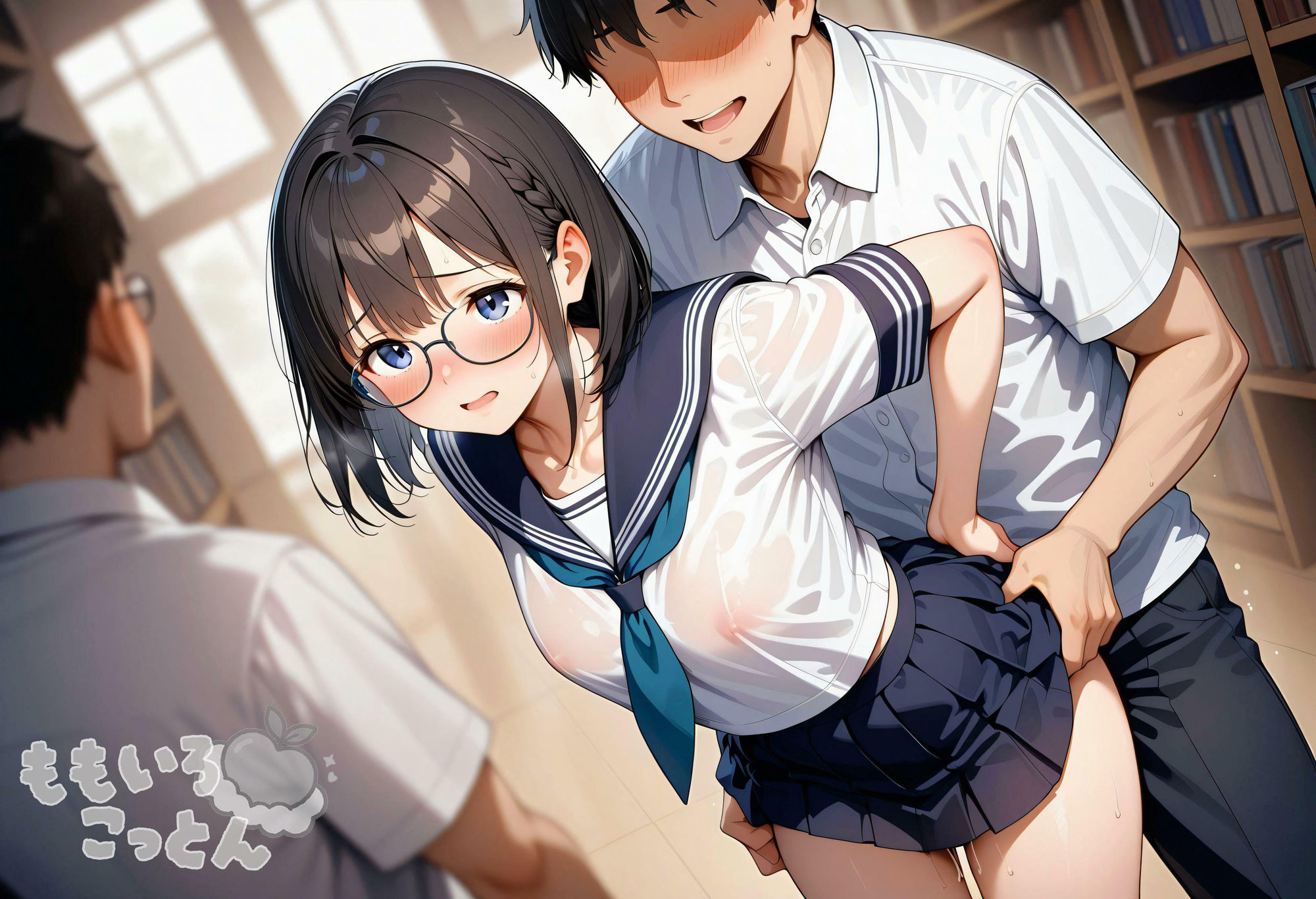 サンプル画像5:本好き彼女は我慢できない vol.2(ももいろこっとん) [d_639468]