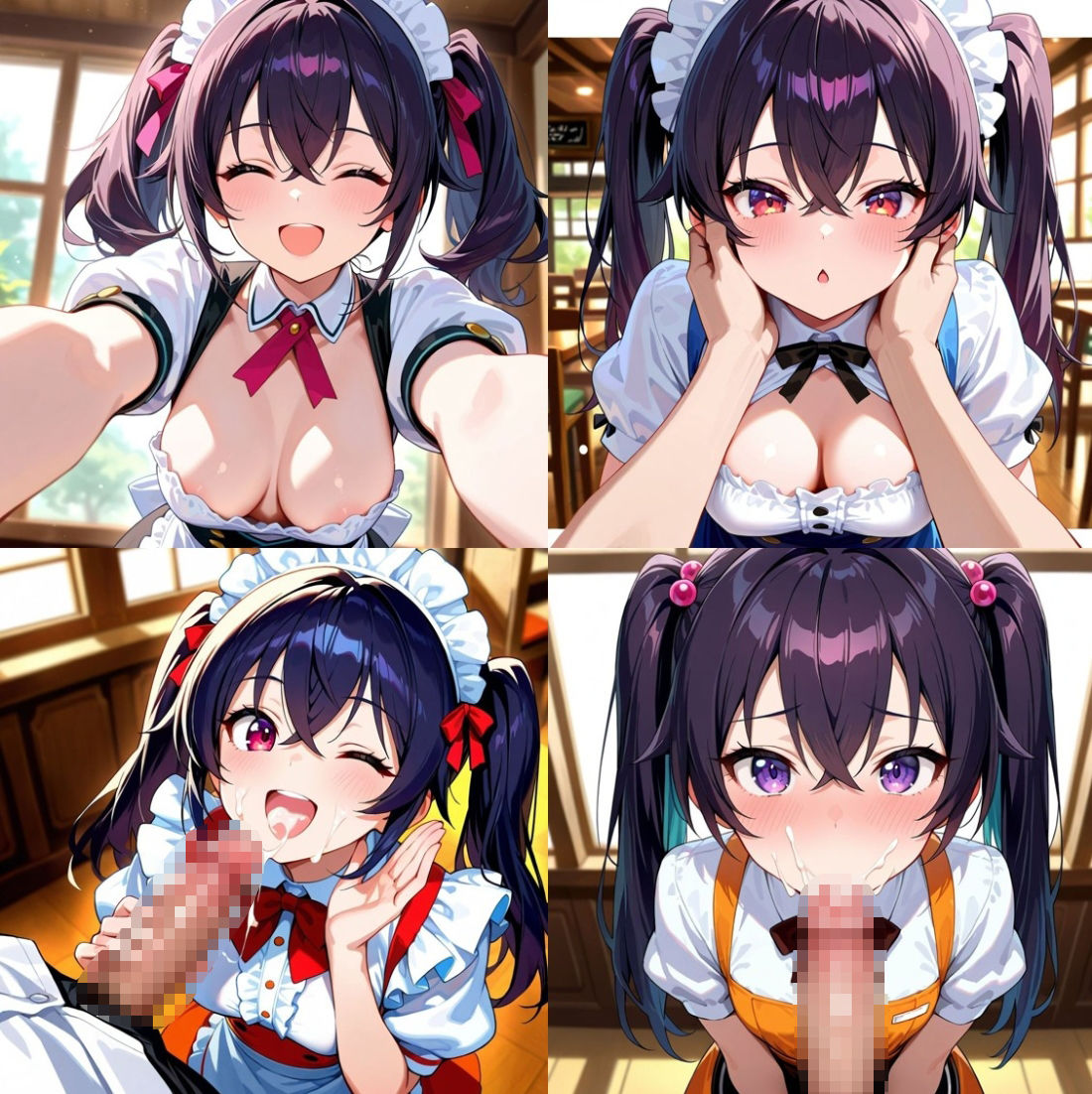 サンプル画像4:あやかちゃんのバイト姿で明るくエッチ(あやかちゃんシリーズ) [d_639517]