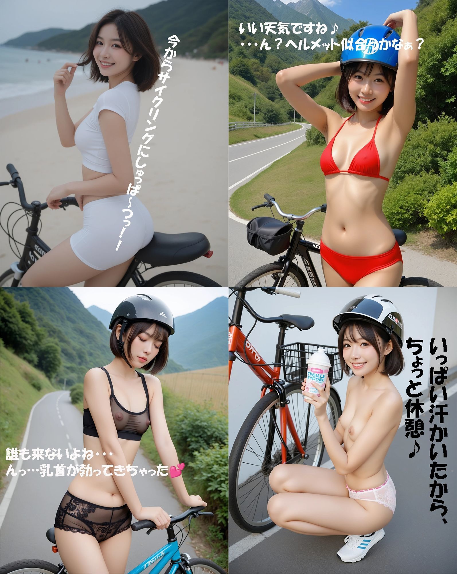 サンプル画像1:スポーツ系美女 エッチなAI写真集 Vol.2(リアルAI美女) [d_639547]