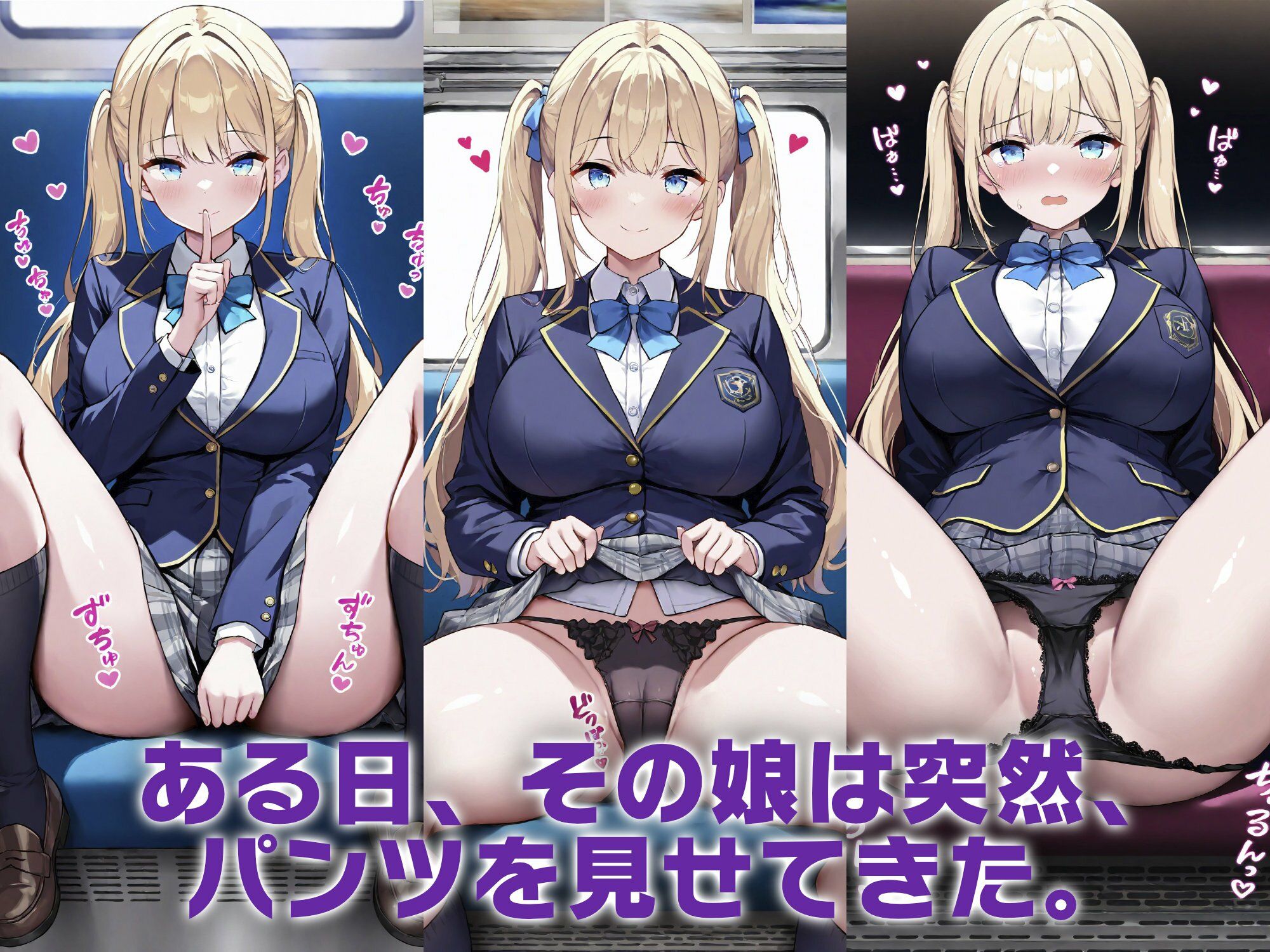 2人だけの電車で見せつけてくる娘に理性を失った僕は… 神崎ひまり 画像3
