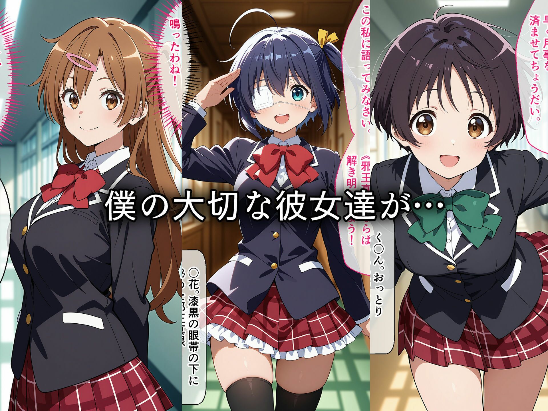 寝取られた厨二病たち〜催〇アプリで種付け完了 画像1