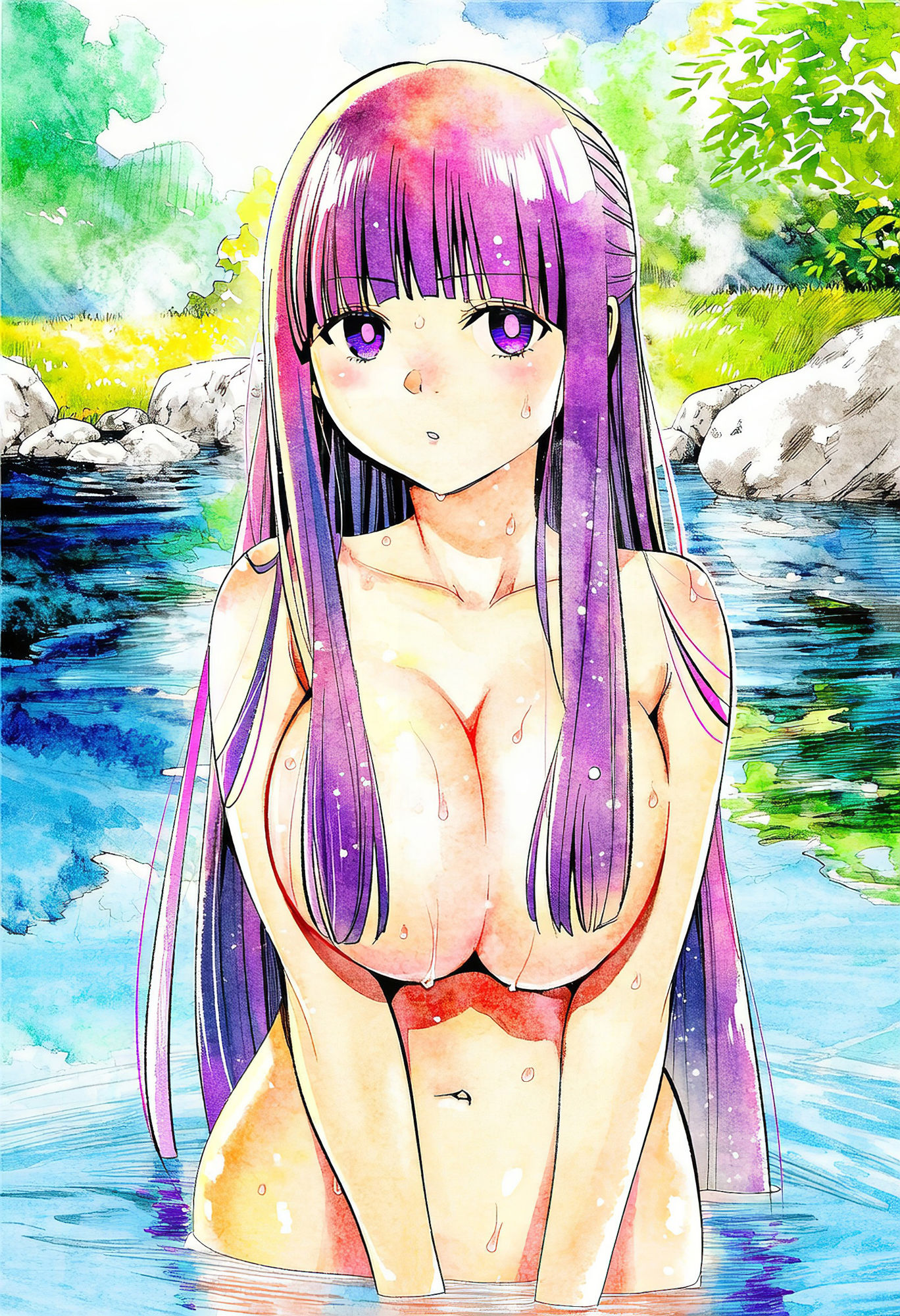 湖で水浴びしていたフ○ルンがおじさんにいたずらされちゃう本 画像2