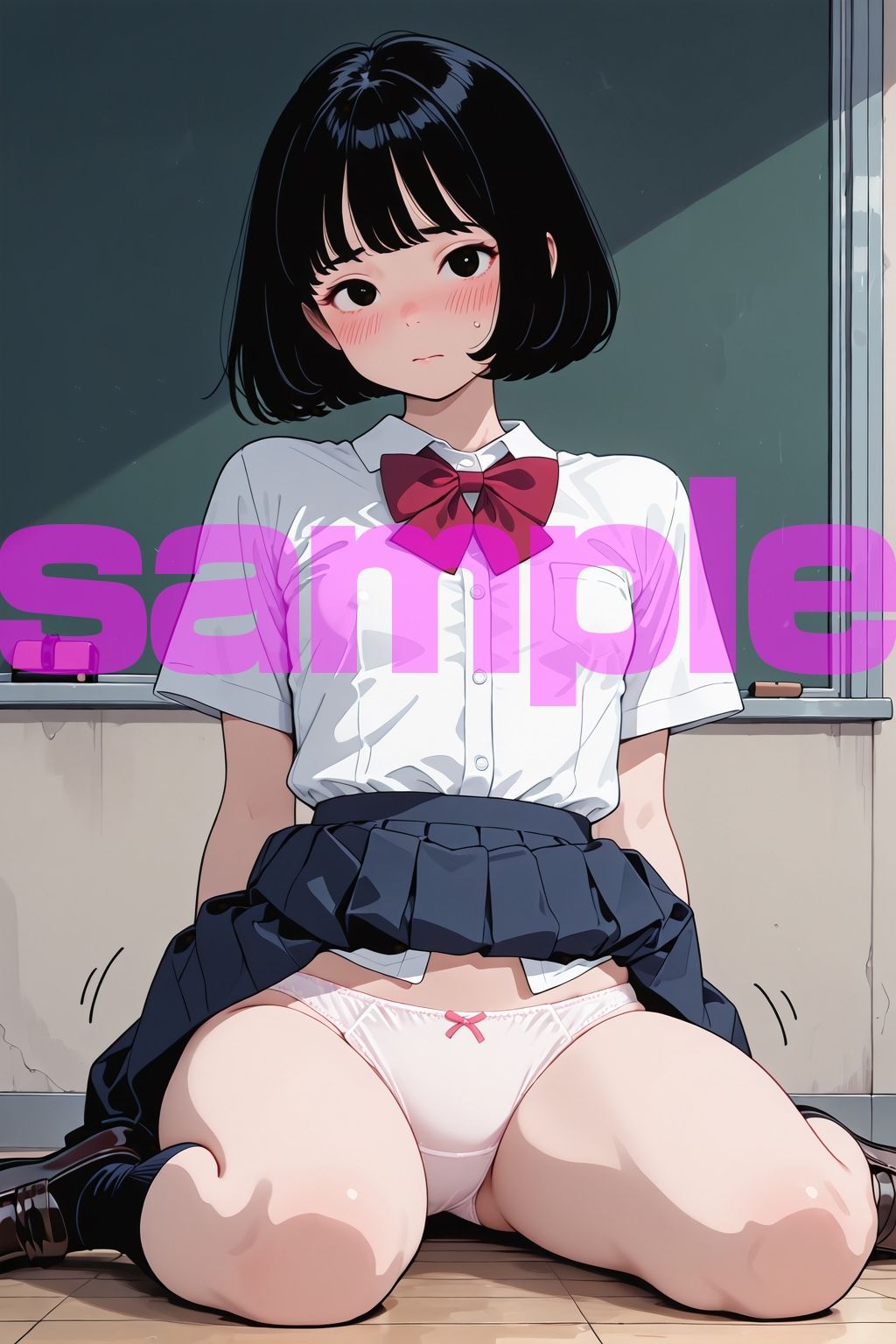貧乳と自慰 画像1