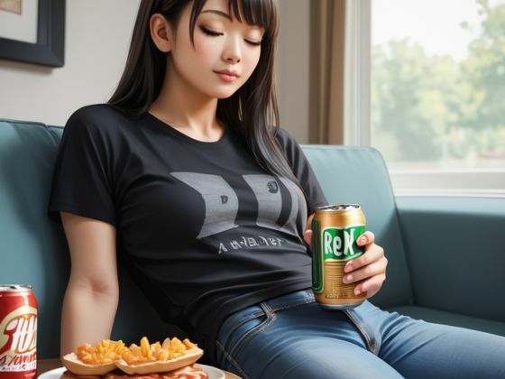 サンプル画像2:休みの日彼氏とヤることただひとつ(よっち) [d_639595]