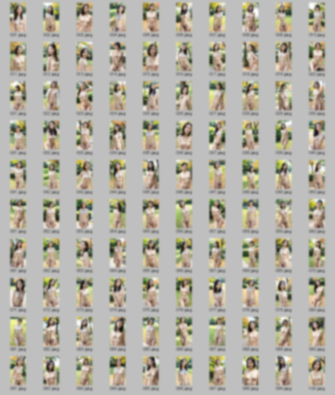 サンプル画像6:【AI実写】誰かに似ている？ 秋の午後、公園で出会った美女たち【実写風AIセクシーグラビア】Vol.6(美伝プロジェクト) [d_639617]