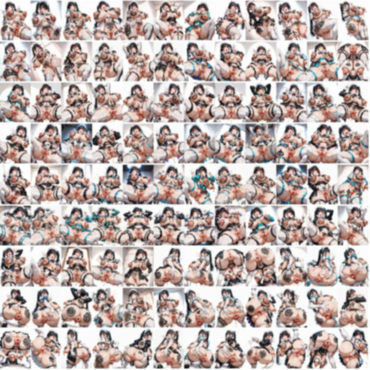 Emancipation-QOSコレクション黒の章地雷系ツインテメイド編 画像9