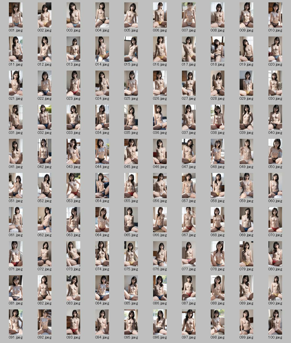 【AI実写】誰かに似ている？ トップレスの美女たち【実写風AIトップレスグラビア】Vol.5_5