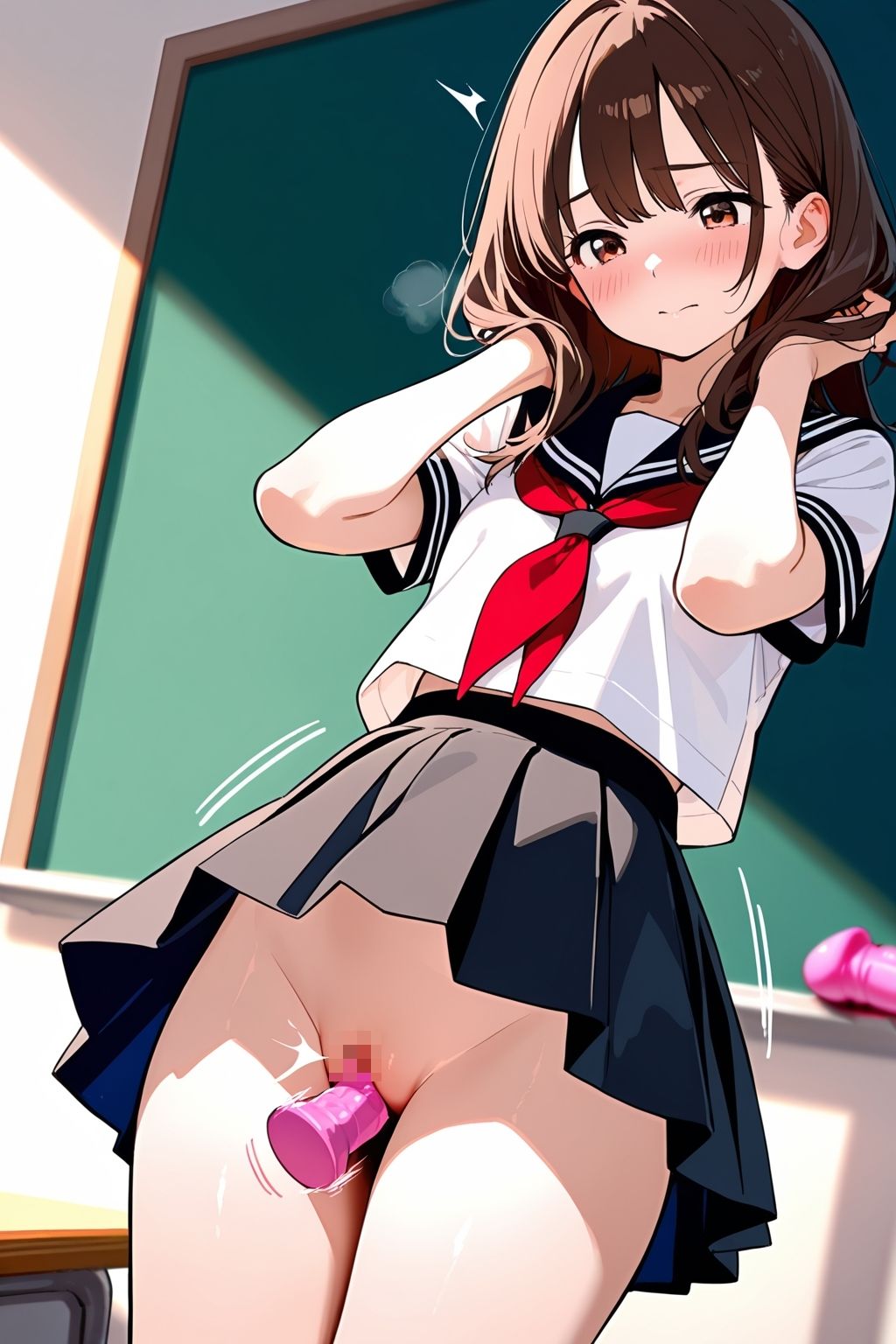 【逆さ撮り接写パンチラ】 画像1