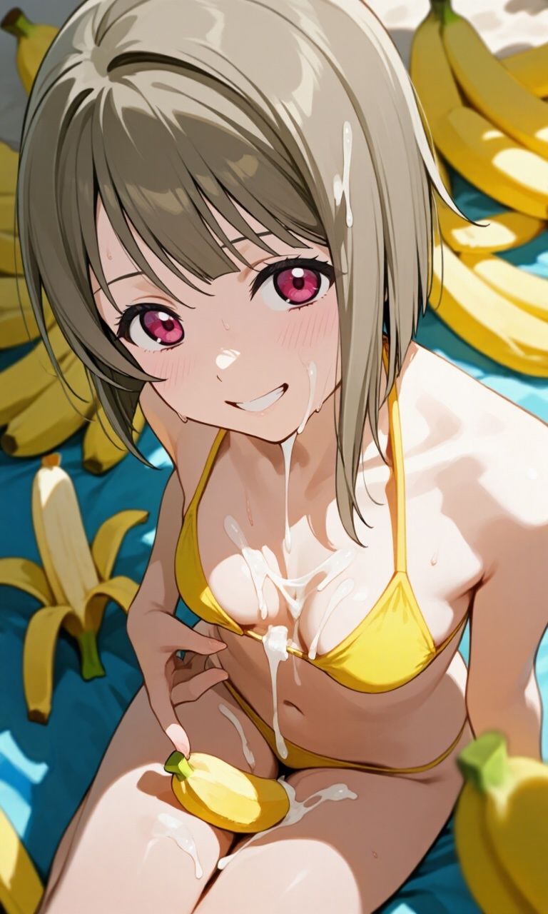 虹かけ誌 ラブライブ! イラスト集26 中須かすみ くっくっくバナナは合法なのです 画像7