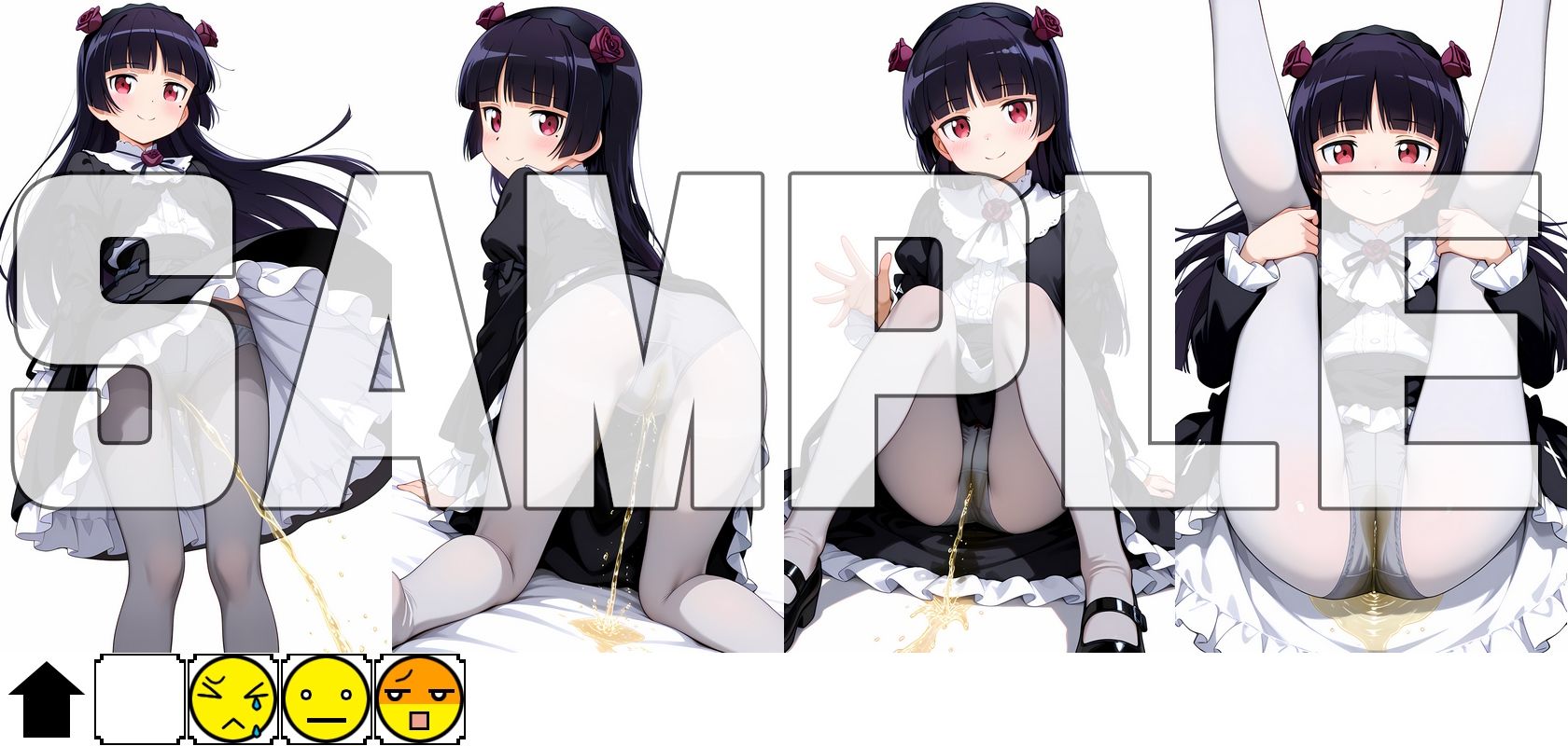 サンプル画像2:オモシューAI おしっこお漏らしするヒロイン004(牡丹桜) [d_639720]