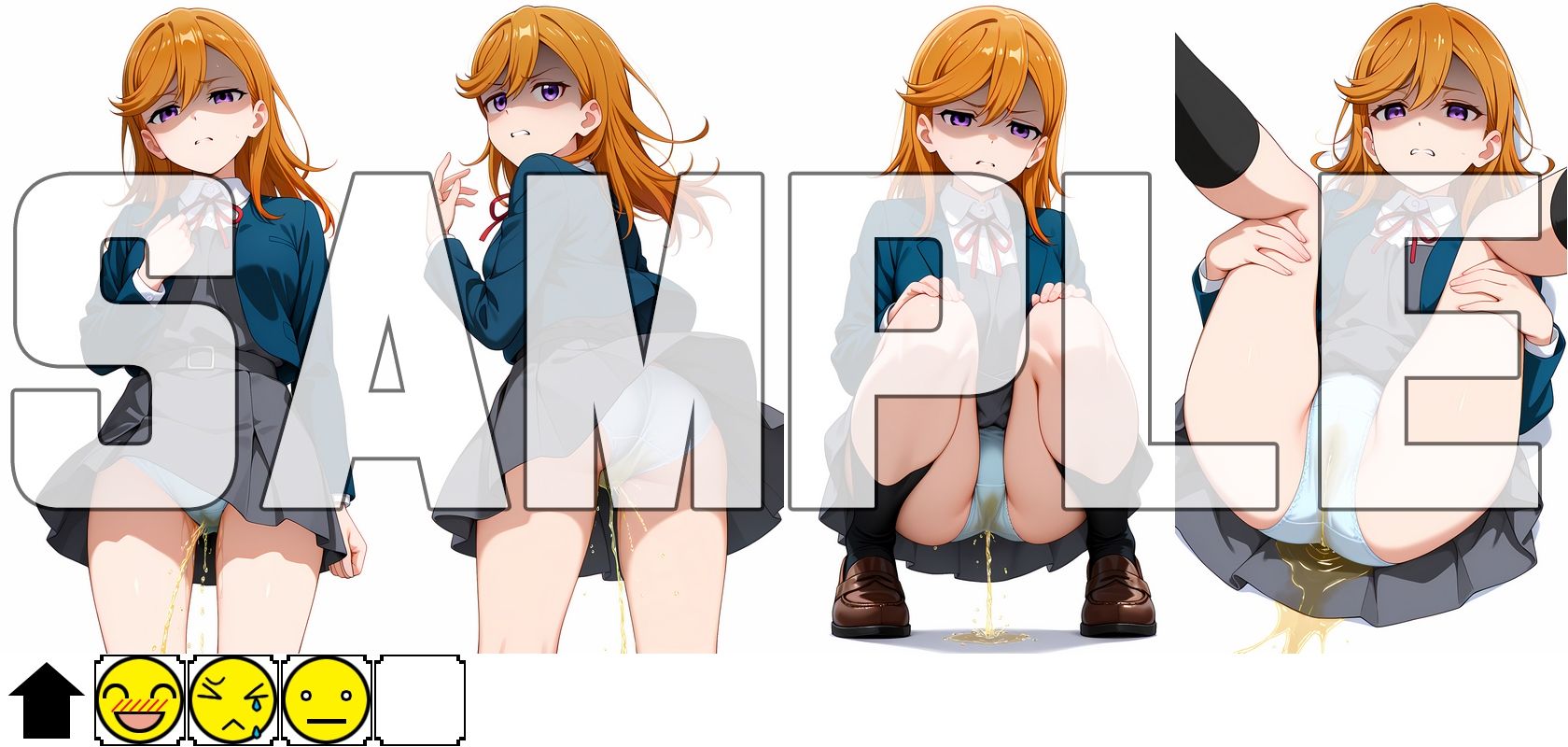 サンプル画像5:オモシューAI おしっこお漏らしするヒロイン004(牡丹桜) [d_639720]