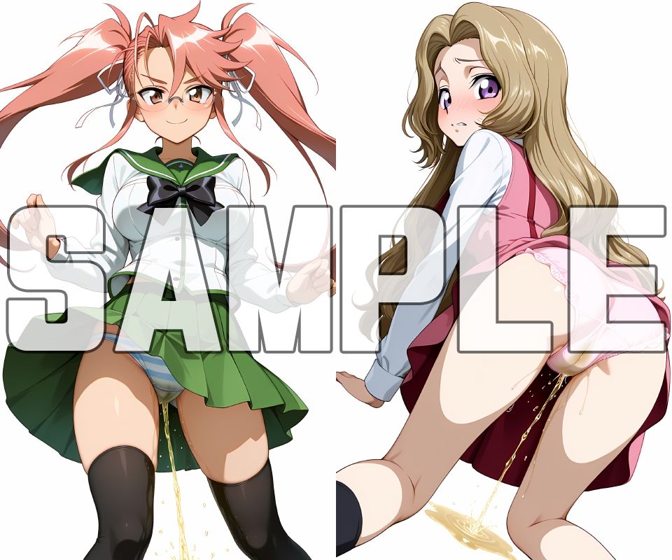 サンプル画像6:オモシューAI おしっこお漏らしするヒロイン004(牡丹桜) [d_639720]