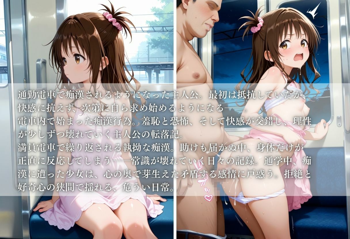 サンプル画像1:【電車痴●】痴●列車〜結城美柑〜(ks) [d_639737]