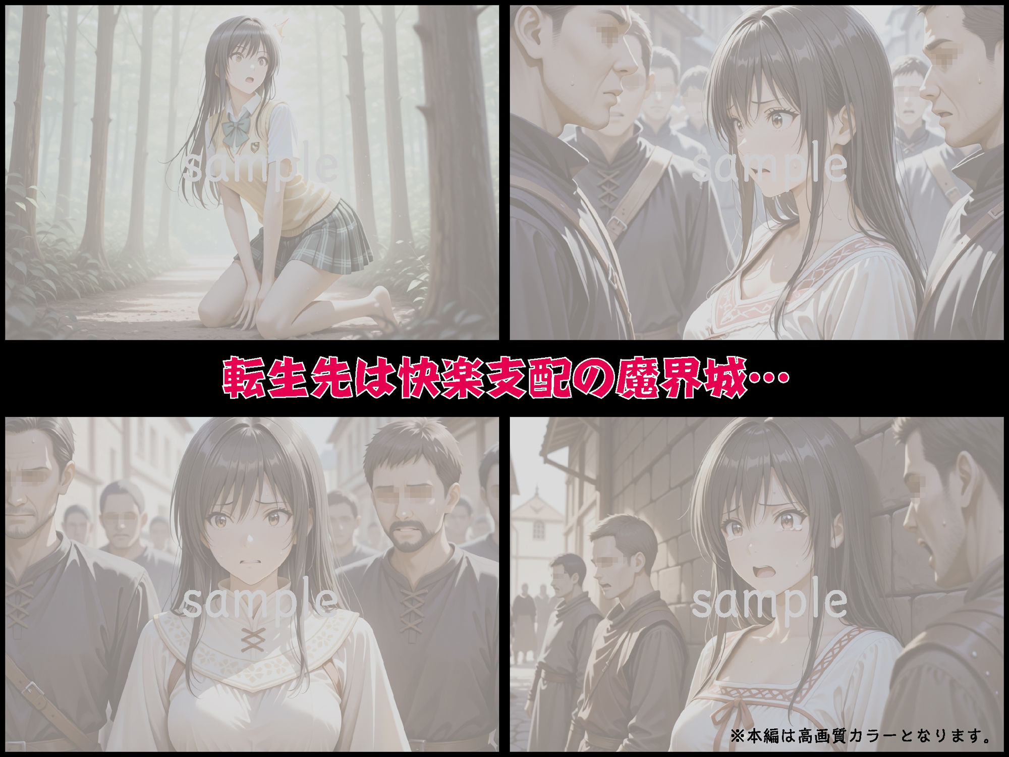 サンプル画像4:異種族のオモチャにされた聖女様【豪華CG500枚収録】(奪われた純愛) [d_639756]