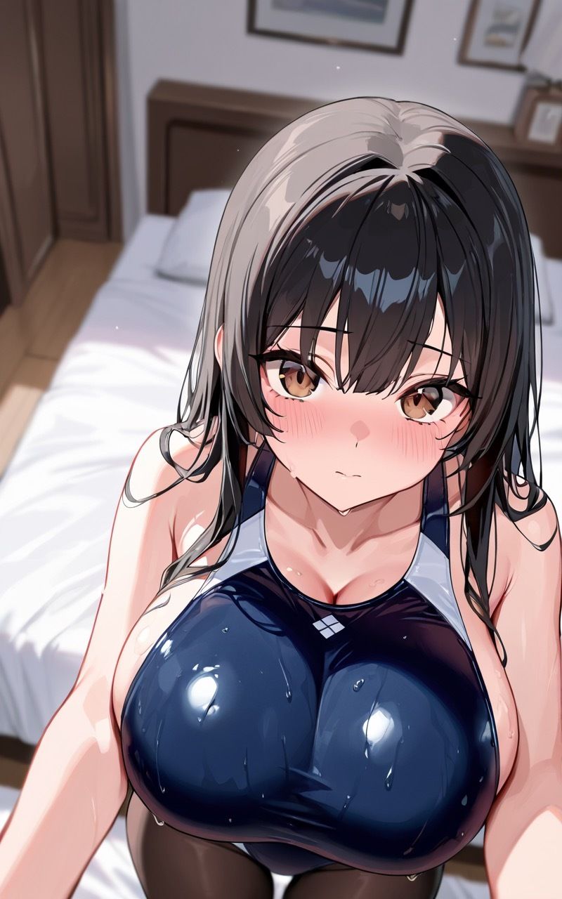 巨乳な妹とスクール水着を着て〇〇なことをする話 画像2
