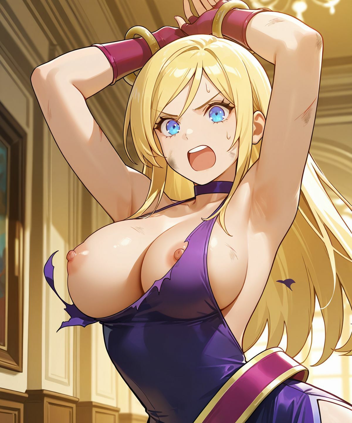 サンプル画像4:B・ジェ〇ー敗北(アトリエ乱れ髪) [d_639810]