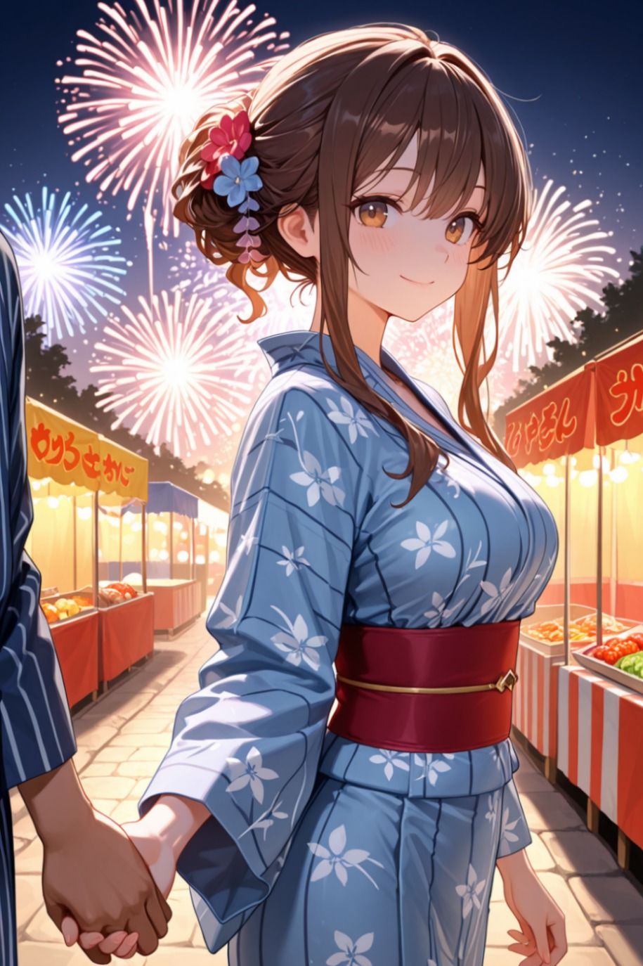 サンプル画像2:祭りの名残、浴衣が誘う禁断の肌(Secret Garden) [d_639845]