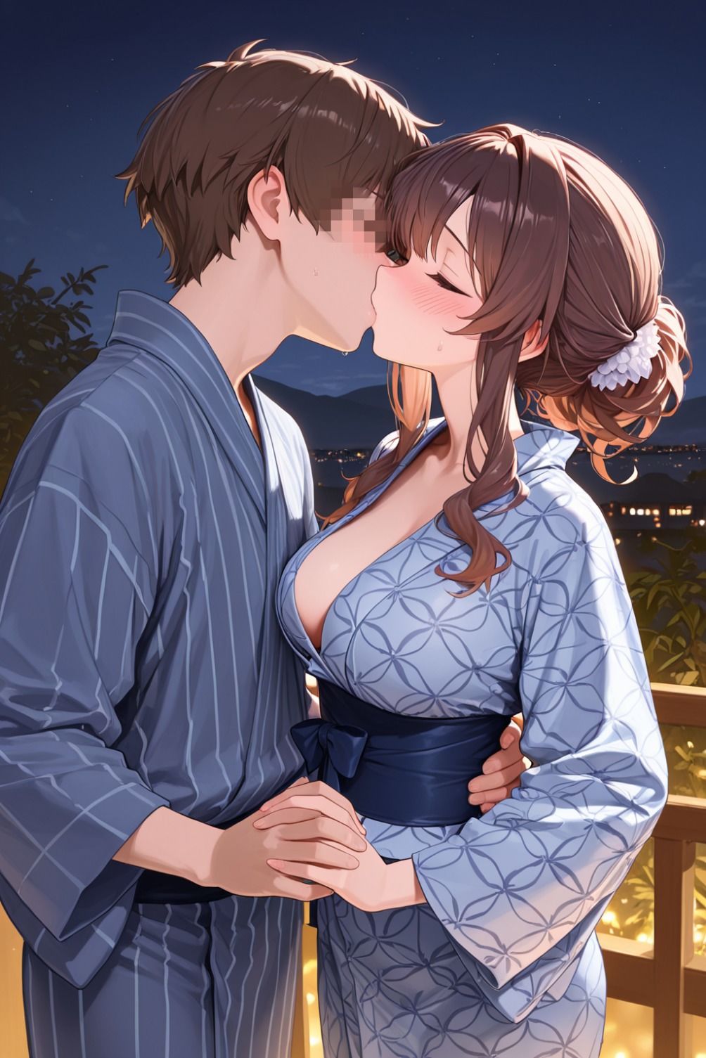 サンプル画像4:祭りの名残、浴衣が誘う禁断の肌(Secret Garden) [d_639845]