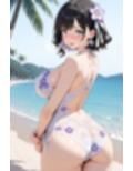 お母さんが水着グラビアのモデルになってくれるCG集