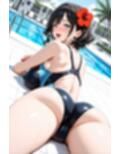 お母さんが水着グラビアのモデルになってくれるCG集