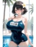 お母さんが水着グラビアのモデルになってくれるCG集