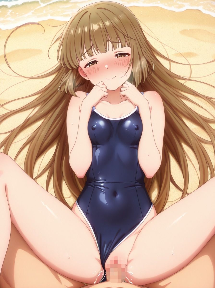 デ〇ステ 依田〇乃 スク水エッチCG集 画像3