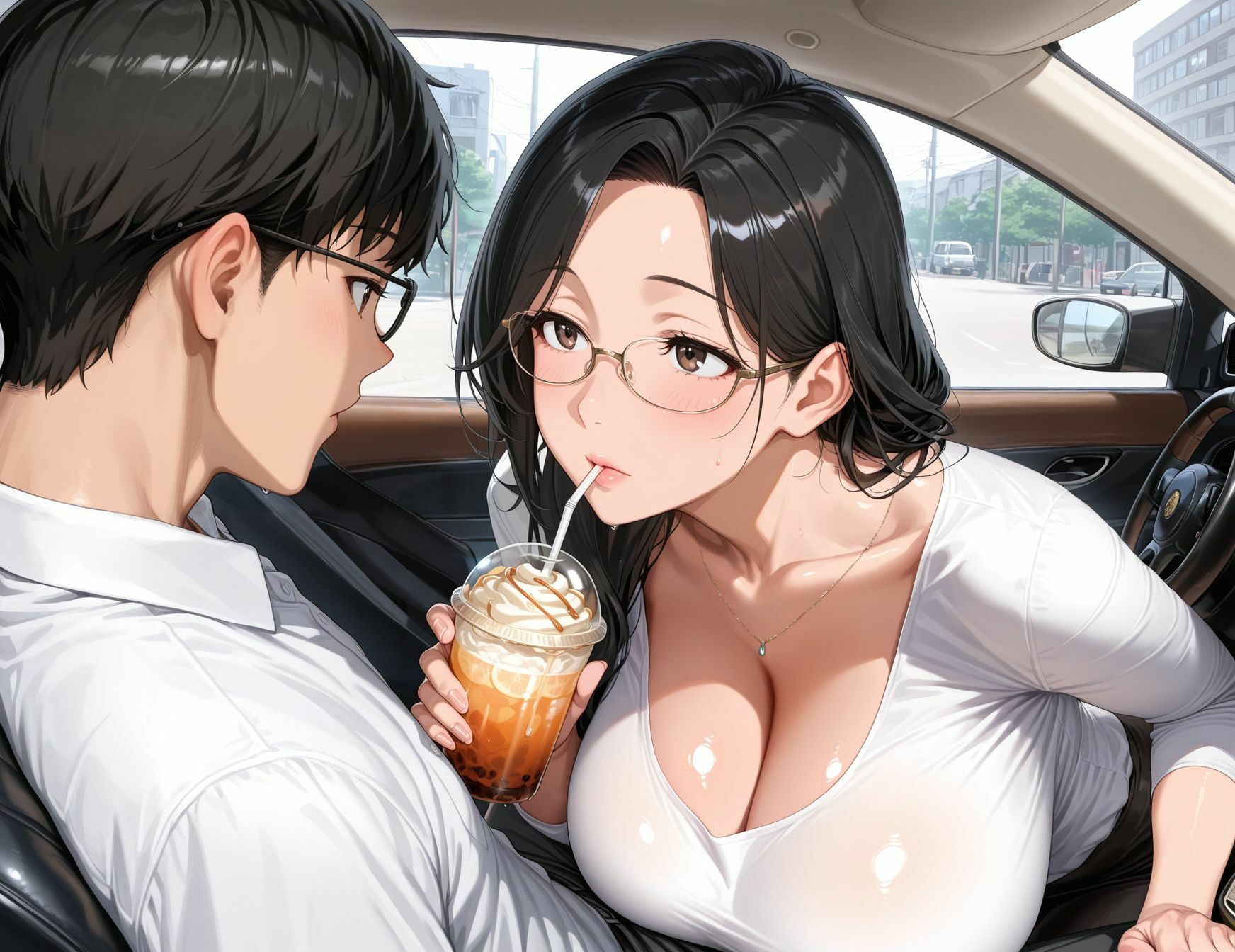 サンプル画像3:レスでデリを始めた爆乳人妻  性欲強すぎて、週十のオナ。(しずく) [d_639953]