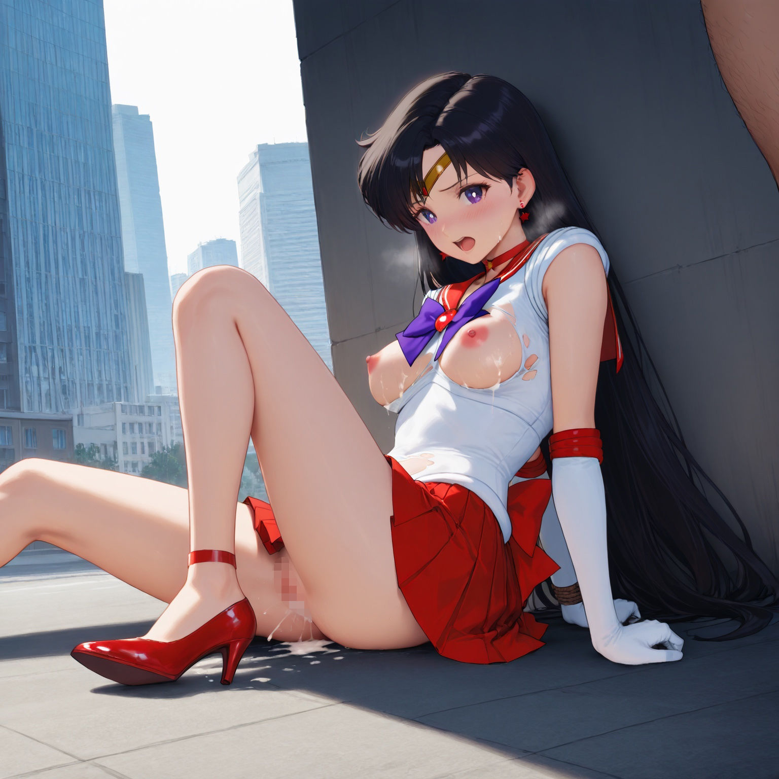 サンプル画像2:セーラーマーズを捕まえた！【Vol.2】【全71枚】- 美少女戦士(Fallasleep) [d_640058]