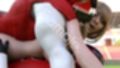 【△100】古舘友梨 陸上部の助っ人として大会に出たところ、同じスタジアムに来ていたアメフト部の男子に犯●れる Vol.008（おっぱい丸出し・3Pサンド）