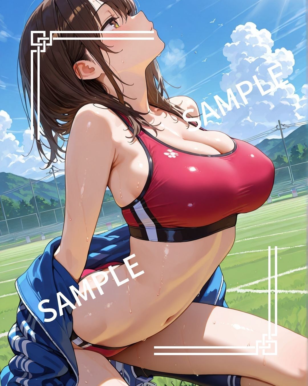 サンプル画像6:陸上女子  R18  ＃1(AI美女妄想図鑑) [d_640146]