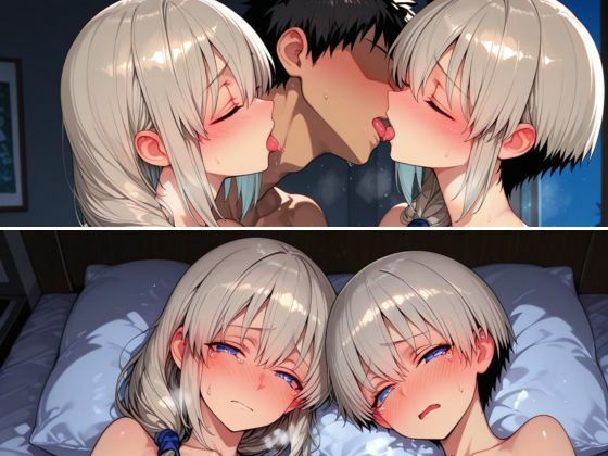 サンプル画像3:花ちゃんも月さんも遊びたい！ママ多め3Pもあるよ(エロくのいちが大好き) [d_640161]