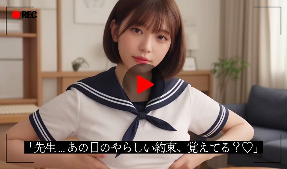 先生、あの日の約束です(音声付きAIループ動画+静止画) 画像1