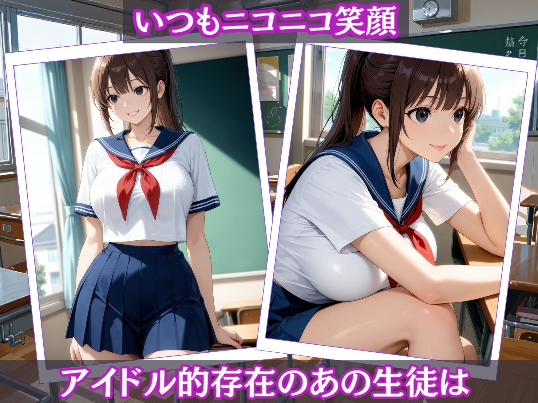 サンプル画像1:教師の逆襲〜わからせ調教 ポニーテール編(ひみつ学園) [d_640191]