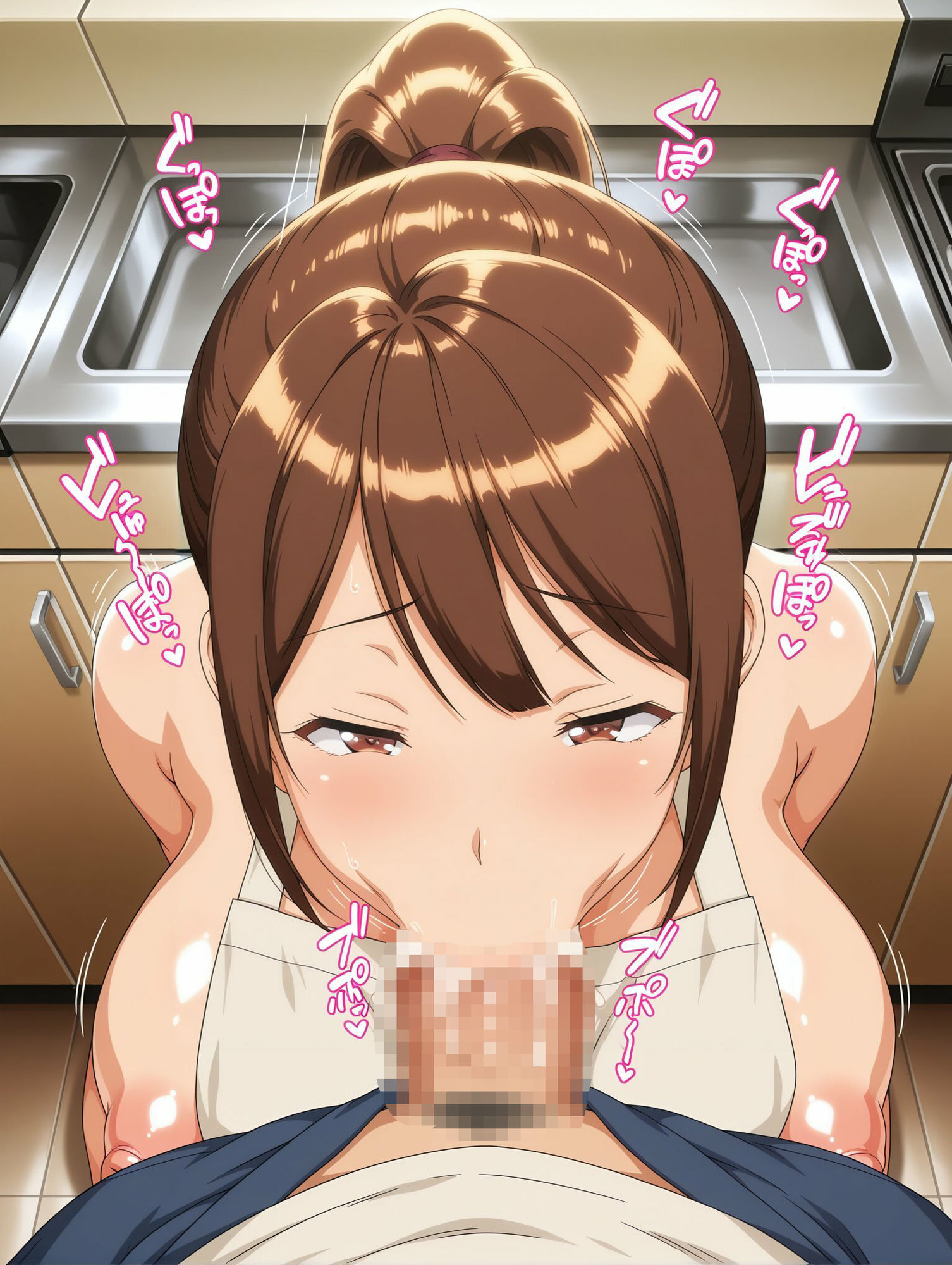 サンプル画像4:爆乳人妻料理教室 ― ムチムチ奥さま達の背徳乱交(コロッケ) [d_640201]