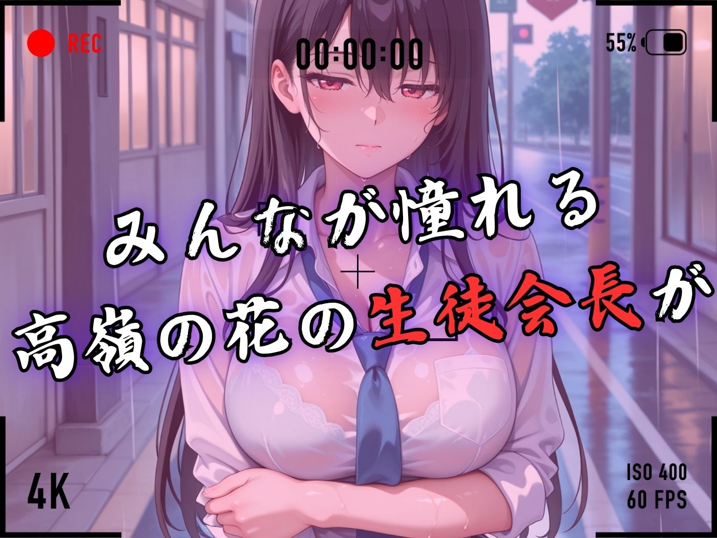 【4Kイラスト】1万3000人の生徒を抱いた校長による榊原春香への性指導(雨宿り編) 画像3