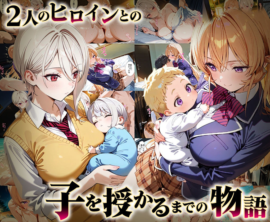 サンプル画像1:「生まれてきてよかった…」催●支配アプリで支配された2人のヒロインと‘家族’になるまでの話。_薙○えりな × 薙○アリス(はなふっく) [d_640419]