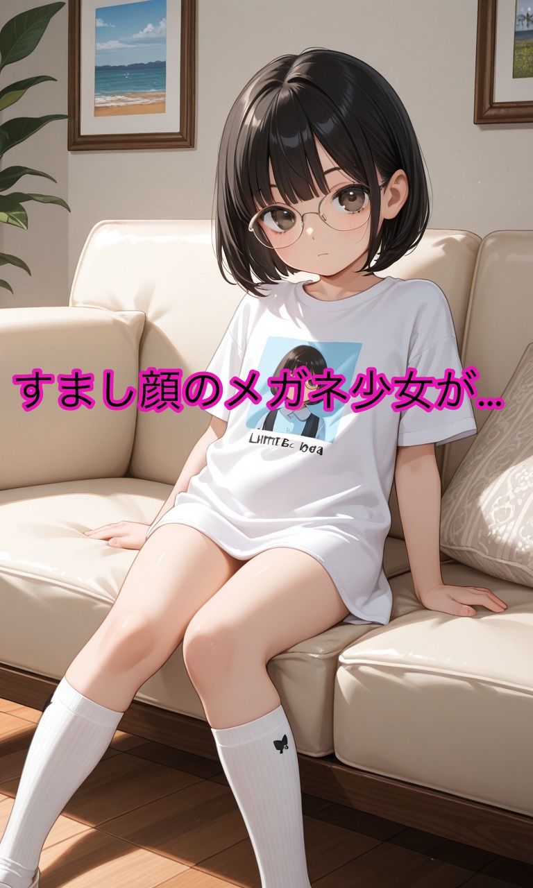 サンプル画像1:メガネ少女の性長記録(しろくろ) [d_640456]