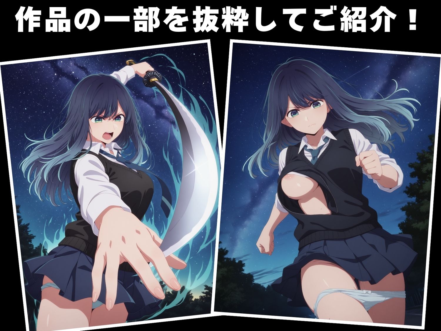 サンプル画像1:【完全敗北】黒● あかね(僕色) [d_640504]