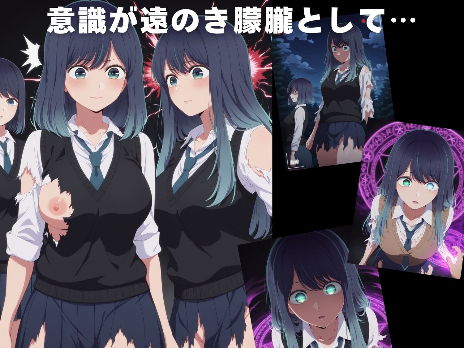【完全敗北】黒● あかね 画像3