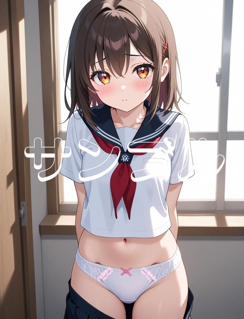 女の子のエッチな絵 1巻 制服の美少女のパンティ 画像2