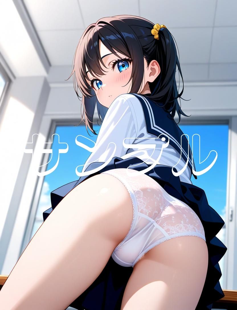 女の子のエッチな絵 1巻 制服の美少女のパンティ 画像6